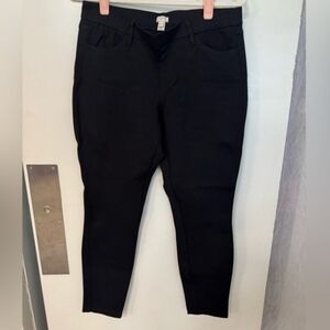 J. Crew black ponte pants
